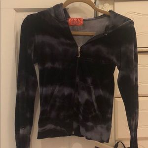 Juicy Couture Tie-Dye Velour Zip-Up
